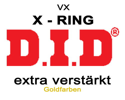 DID X-Ring Kettensatz Kreidler END/SM 125 DD 08-
