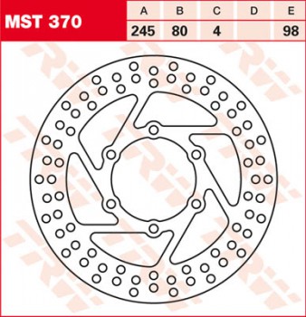 Bremsscheibe TRW vorne starr MBK   150 Thunder SG06 01-  MST370
